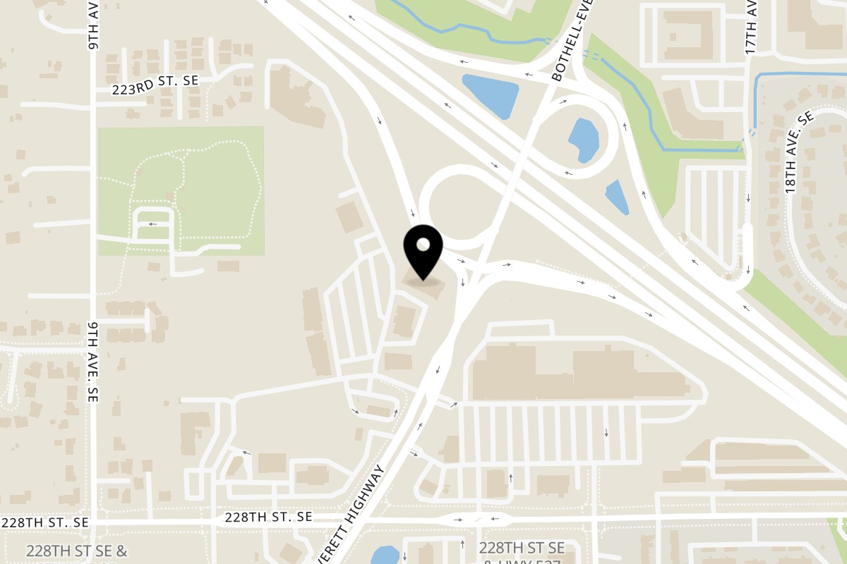 Map showing the location of The Port of Peri Peri Bothell WA on 22612 Bothell Everett Hwy Ste C in Bothell
